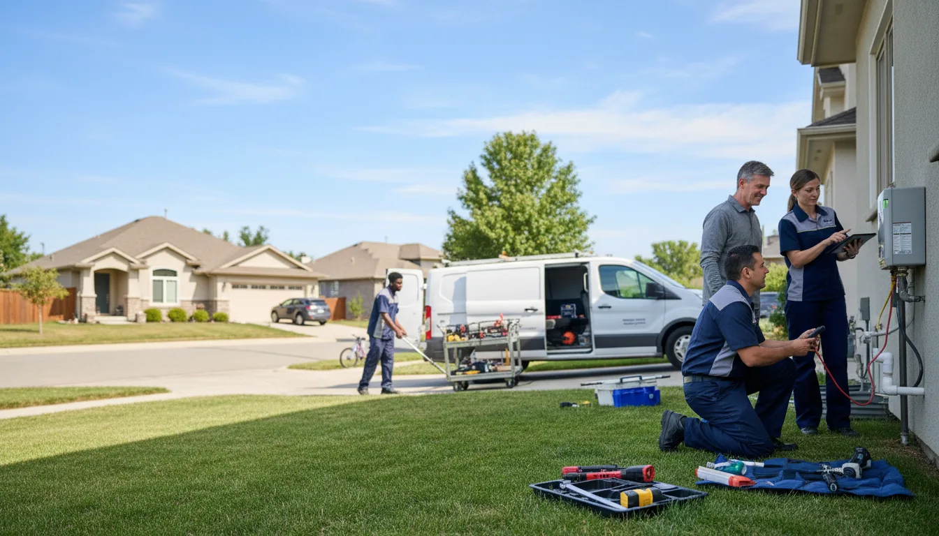 Tankless water heater service in Oconto, NE
